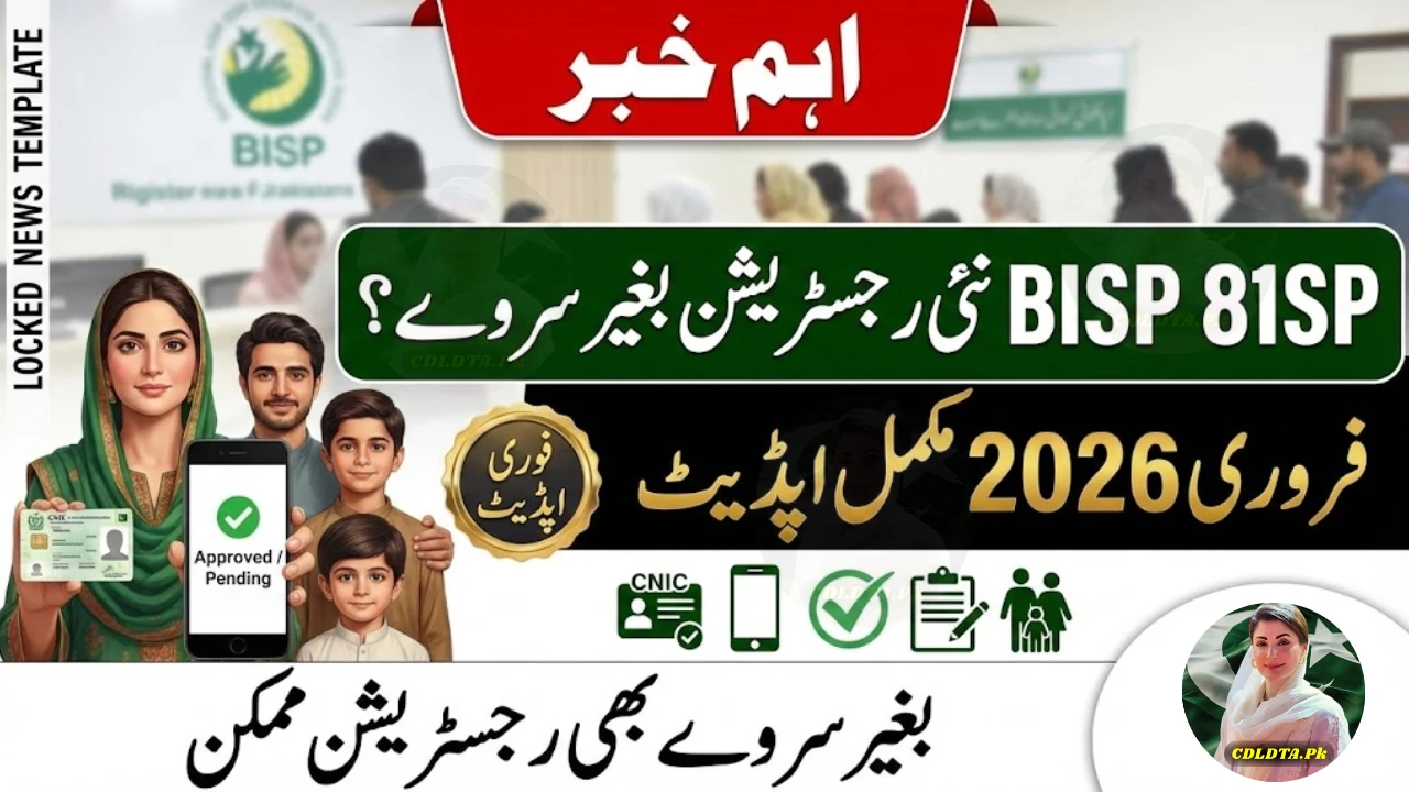 BISP 8171 New Registration Without Survey Possible February 2026