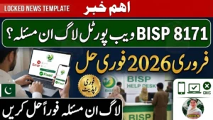 BISP 8171 Web Portal Login Issue February 2026 Solution