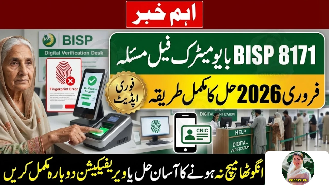BISP 8171 Biometric Verification Failed Solution February 2026