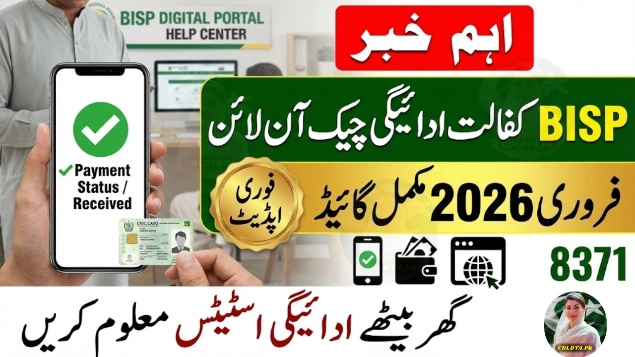BISP Kafalat Payment Check Online by CNIC – February 2026 Complete Guide