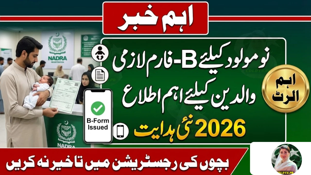 Parents Alert: NADRA B-Form for Newborn Is Essential in 2026