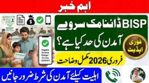 BISP Dynamic Survey Income Limit February 2026 Explained