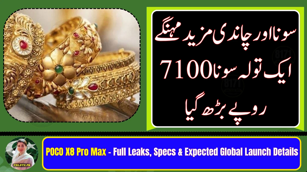 Gold Price Jumps by Rs. 7,100 Per Tola – Fresh Record in Pakistan